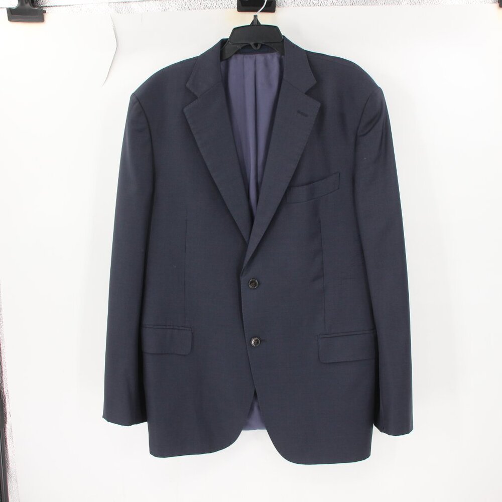 Suitsupply sport coat mens 46L Napoli Int Perennial Pure Wool Super 110's Navy